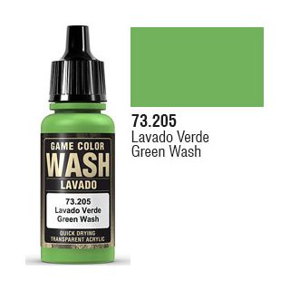 Vallejo Wash 05: 17 Ml. Green Shade