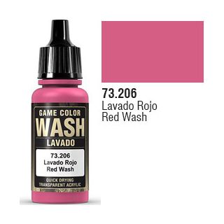 Vallejo Wash 06: 17 Ml. Red Shade