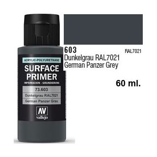 Vallejo Acrylic Polyurethane Primer - German Panzer Grey 60 ml.