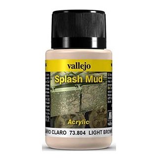Vallejo Weathering Effects 804: Light Brown Splash Mud 40 ml.