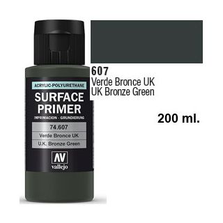 Vallejo Acrylic Polyurethane Primer - U.K. Bronze Green 200 ml.