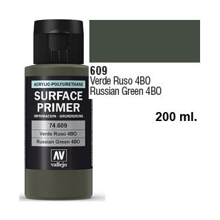 Vallejo Acrylic Polyurethane Primer - Russian Green 4BO 200 ml.