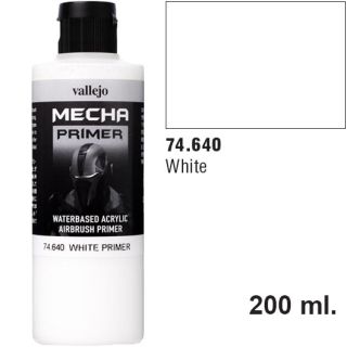 Vallejo Mecha Primer 640: White 200 ml.