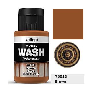 Vallejo Model Wash 13: Brown 35 ml.