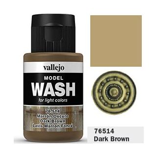 Vallejo Model Wash 14: Dark Brown 35 ml.