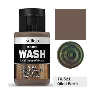 Vallejo Model Wash 21: Oiled Earth 35 ml.