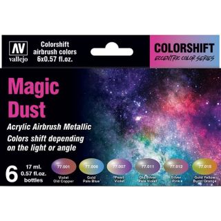 Vallejo Eccentric Colors - The Shifters Set 090: Magic Dust (6 colors)