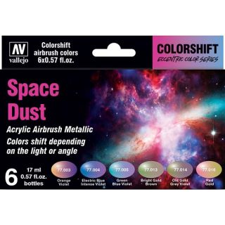 Vallejo Eccentric Colors - The Shifters Set 091: Space Dust (6 colors)