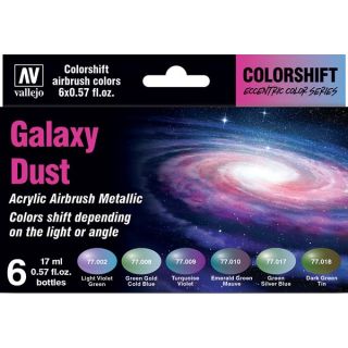 Vallejo Eccentric Colors - The Shifters Set 092: Galaxy Dust (6 colors)