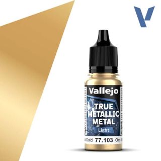 Vallejo True Metalic Metal 03: Imperial Gold (Light) 18 ml.