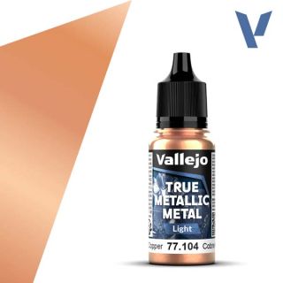 Vallejo True Metalic Metal 04: Ancient Copper (Light) 18 ml.