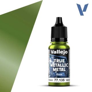 Vallejo True Metalic Metal 35: Amber Green (Basic) 18 ml.