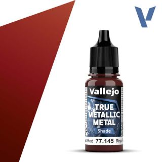 Vallejo True Metalic Metal 45: Forged Red (Shade) 18 ml.