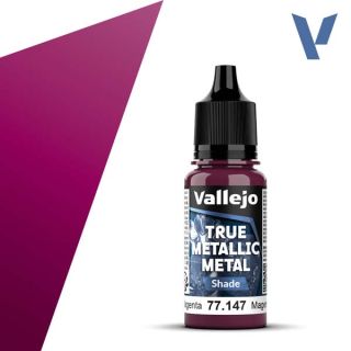Vallejo True Metalic Metal 47: Crimson Magenta (Shade) 18 ml.