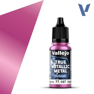 Vallejo True Metalic Metal 67: Crimson Magenta (Airbrush) 18 ml.