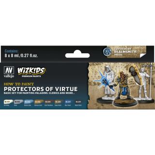 Wizkids Premium Paints by Vallejo set 252: Protectors of Virtue