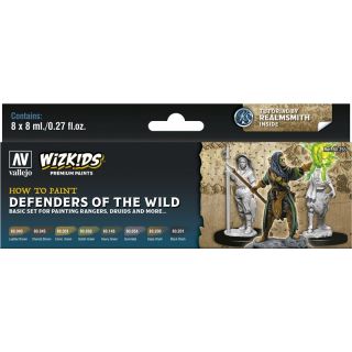 Wizkids Premium Paints by Vallejo set 255: Defenders of the Wild
