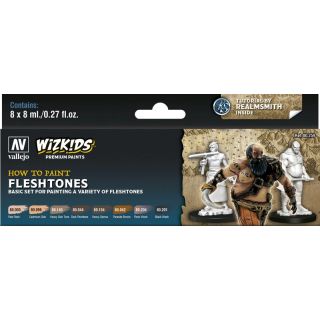 Wizkids Premium Paints by Vallejo set 259: Fleshtones
