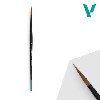 Vallejo Pro Modeler Brush: Natural Hair Round Brush No. 4 