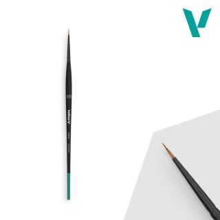 Vallejo Detail Brush: Round Synthetic Brush No. 3/0 