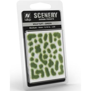 Vallejo Scenery 406: Wild Tuft - Green (Medium)