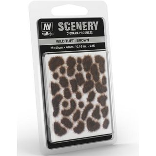 Vallejo Scenery 411: Wild Tuft - Brown (Medium)