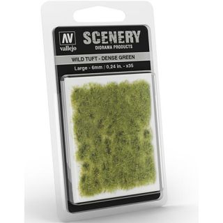Vallejo Scenery 413: Wild Tuft - Dense Green (Large)