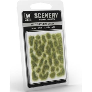 Vallejo Scenery 415: Wild Tuft - Dry Green (Large)