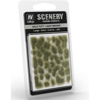 Vallejo Scenery 418: Wild Tuft - Light Brown (Large)
