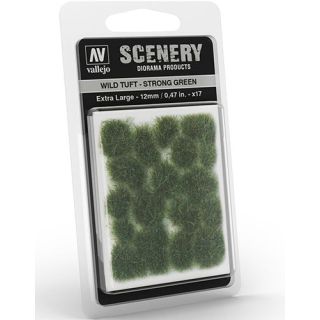 Vallejo Scenery 427: Wild Tuft - Strong Green (Extra large)