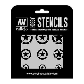Vallejo Hobby Stencils AIR004: USAF Markings