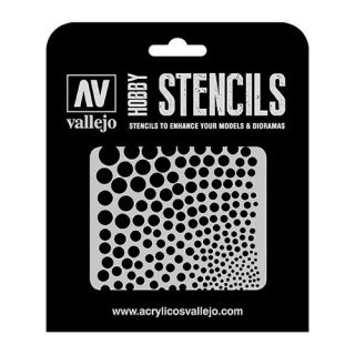 Vallejo Hobby Stencils SF002: Circle Textures