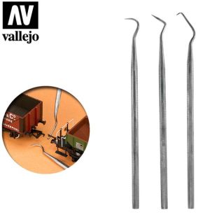 Vallejo Tools: Set of 3 Stainless Steel Probes