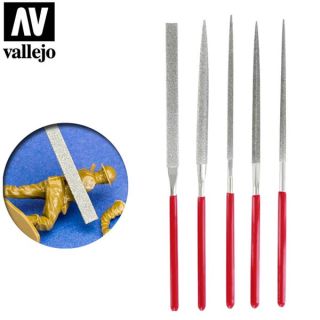 Vallejo Tools: Set of 5 Diamond Files