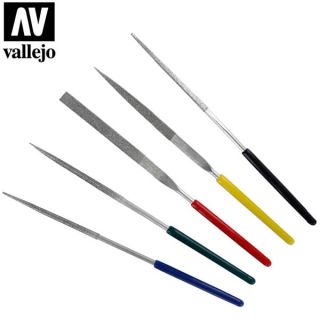 Vallejo Tools: Set of 5 Mini Diamond Files