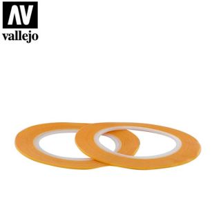 Vallejo Tools: Precision Masking Tape 1mmx18m - Twin Pack