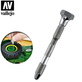 Vallejo Tools: Spin Top Pin Vice – double ended
