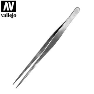 Vallejo Tools: Straight Tip Stainless Steel Tweezers (175 mm)