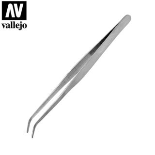 Vallejo Tools: Strong Curved Stainless Steel Tweezers (175 mm)