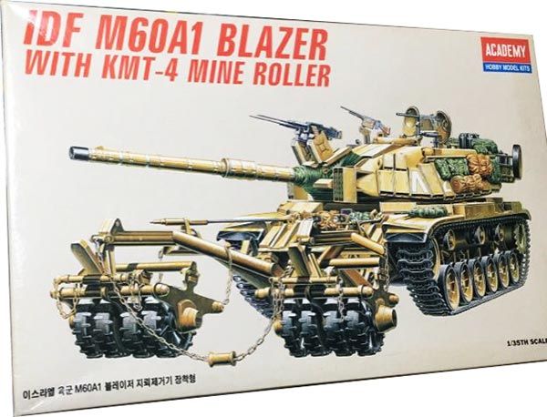 IDF M60A1 Blazer with KMT-4 mine roller 1/35 [Academy]